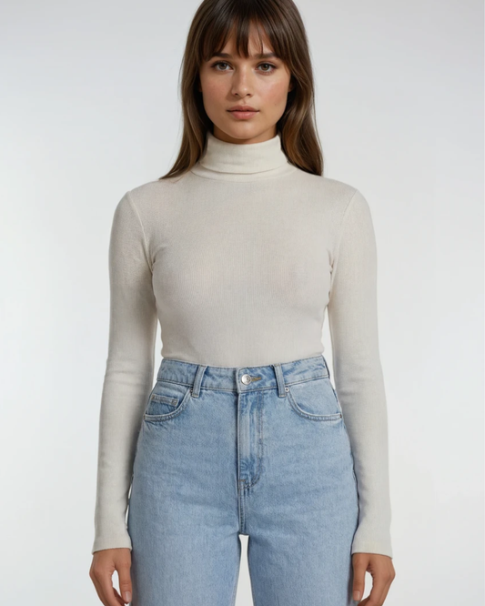 Trui Turtle nek | Wit