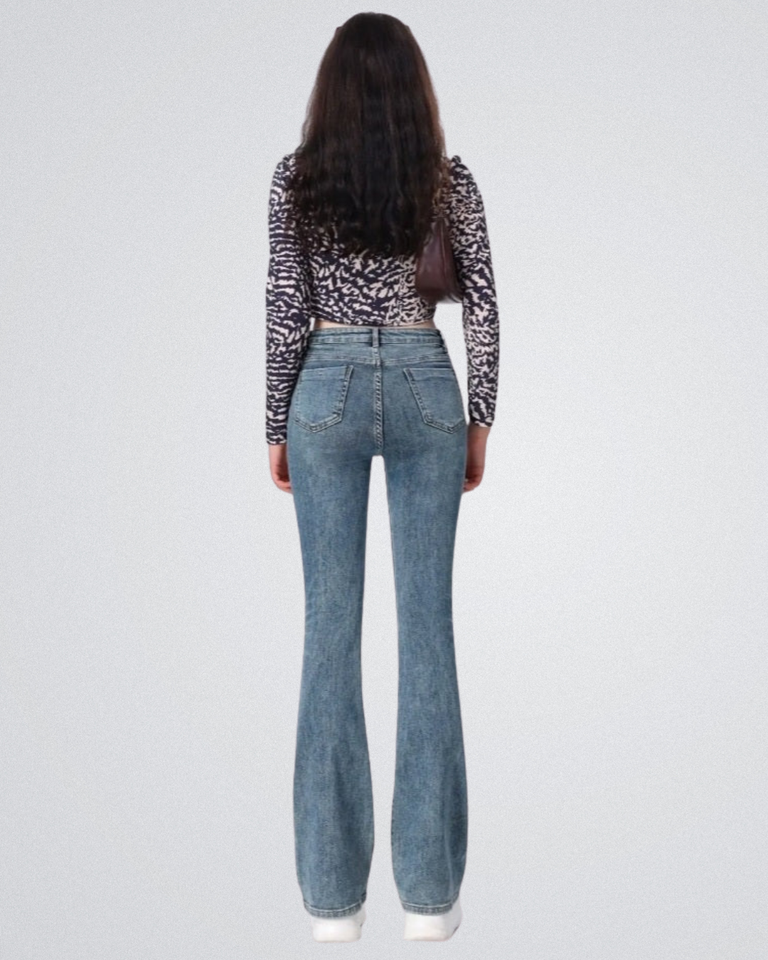 Hello-miss Flaired jeans | New Wash