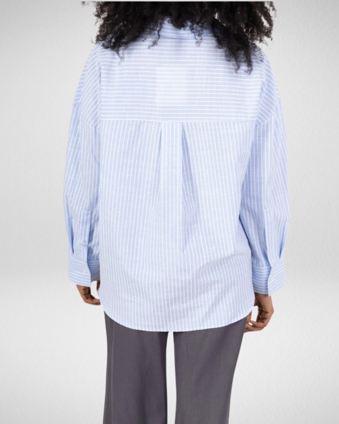 Blouse Streep | Blauw