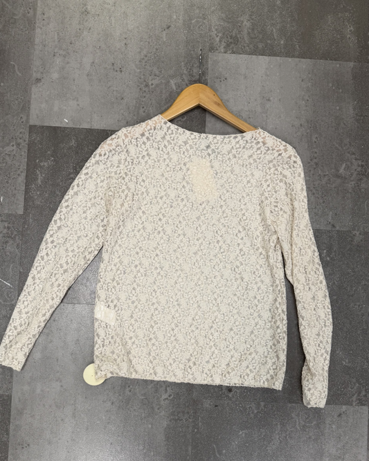 Transparant Top Sophie | Beige