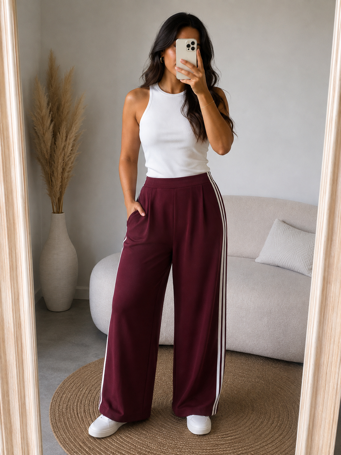 Comfy Pants I Bordeaux