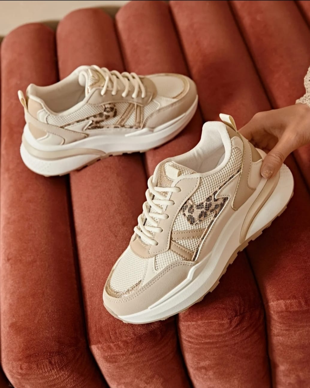 Sneaker I Beige/Panter