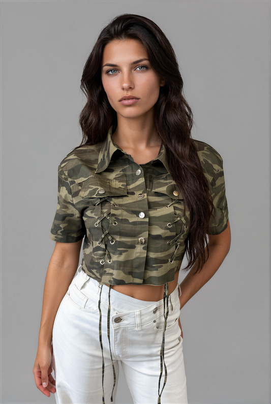 Copine blouse I Camo