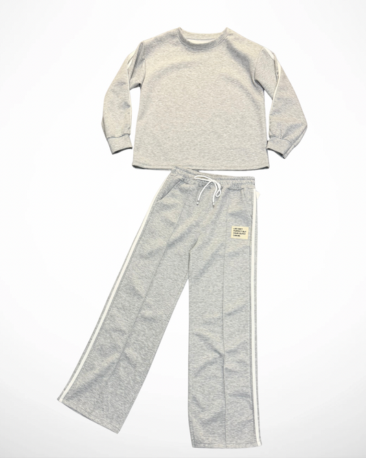 Setje Badge Streep  | Grijs