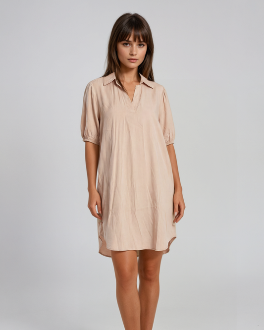 Tuniekje/ Jurk Gimme richery I Beige