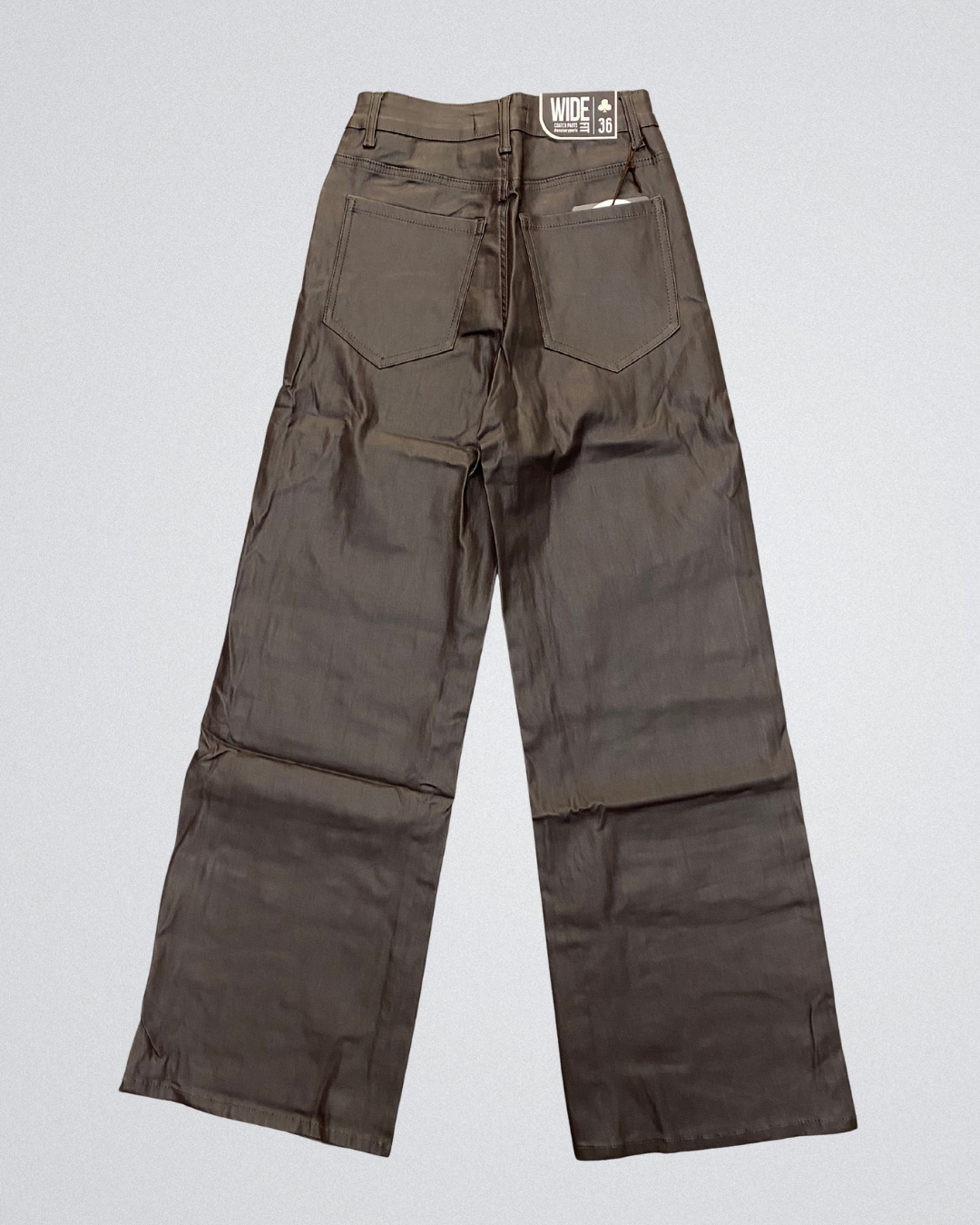 Leather Look Wide-Leg | Bruin