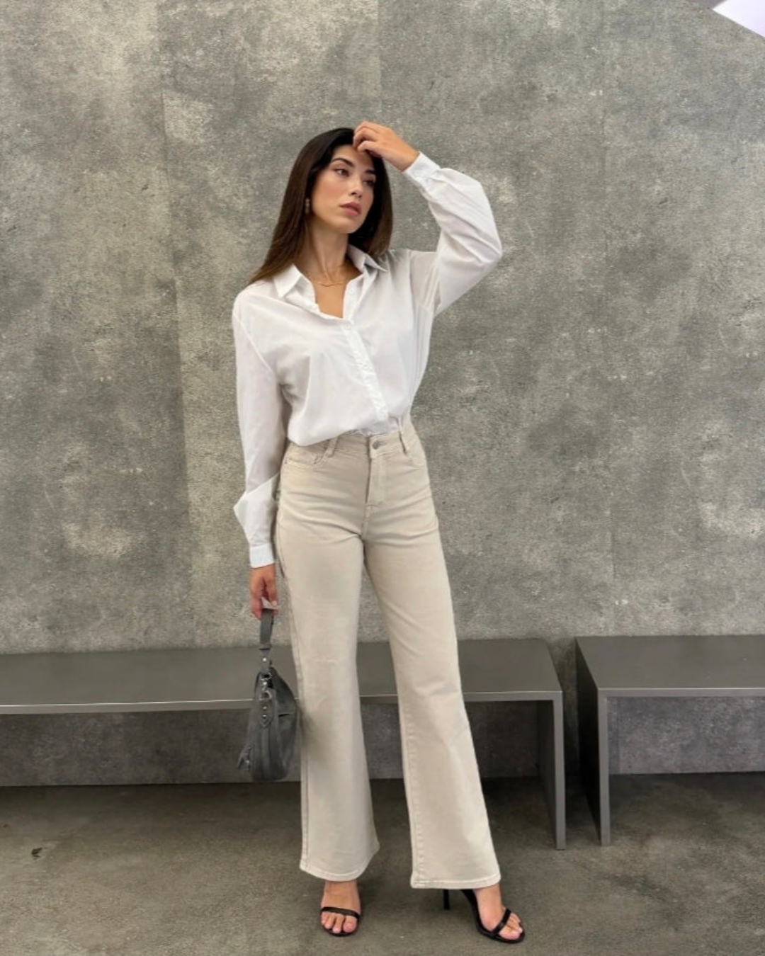 Lajoly Wide-Leg | Beige