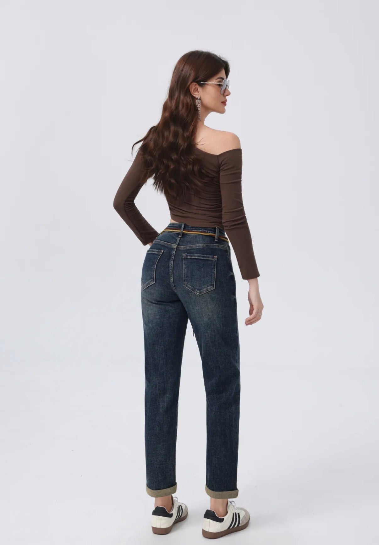 Mom-Fit HM | Donker Blauw Dirty