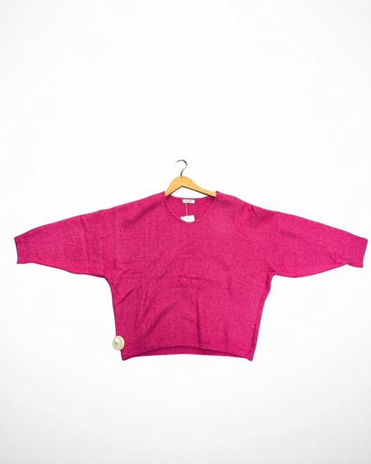 Comfy truitje I Fuchsia