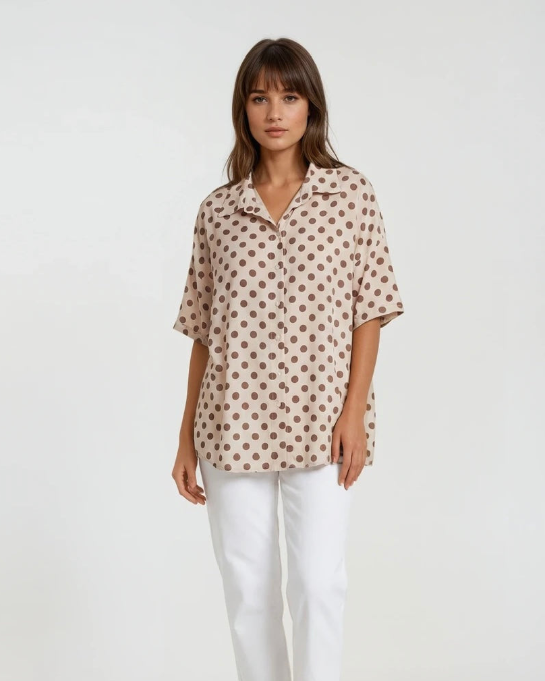 Flodder Blouse Dots I Rose