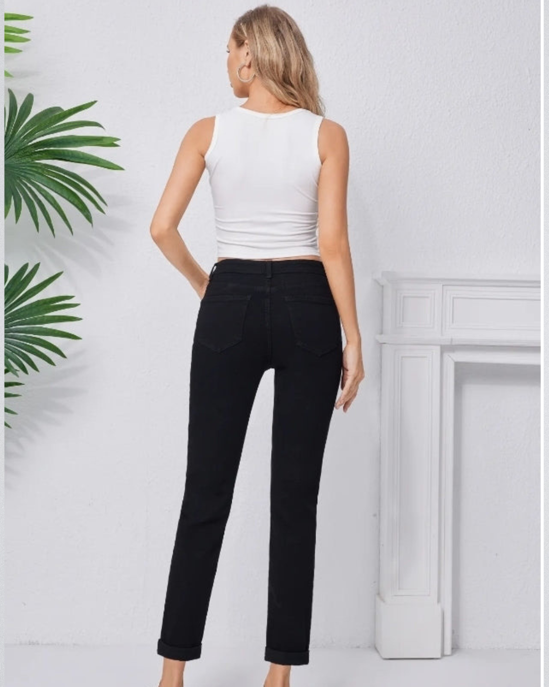 Hello miss Mom-Fit | Zwart
