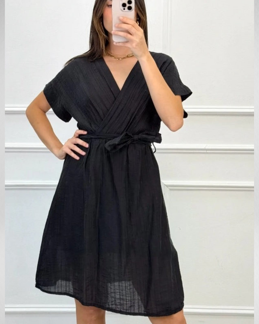 Jurk Amalia | Zwart