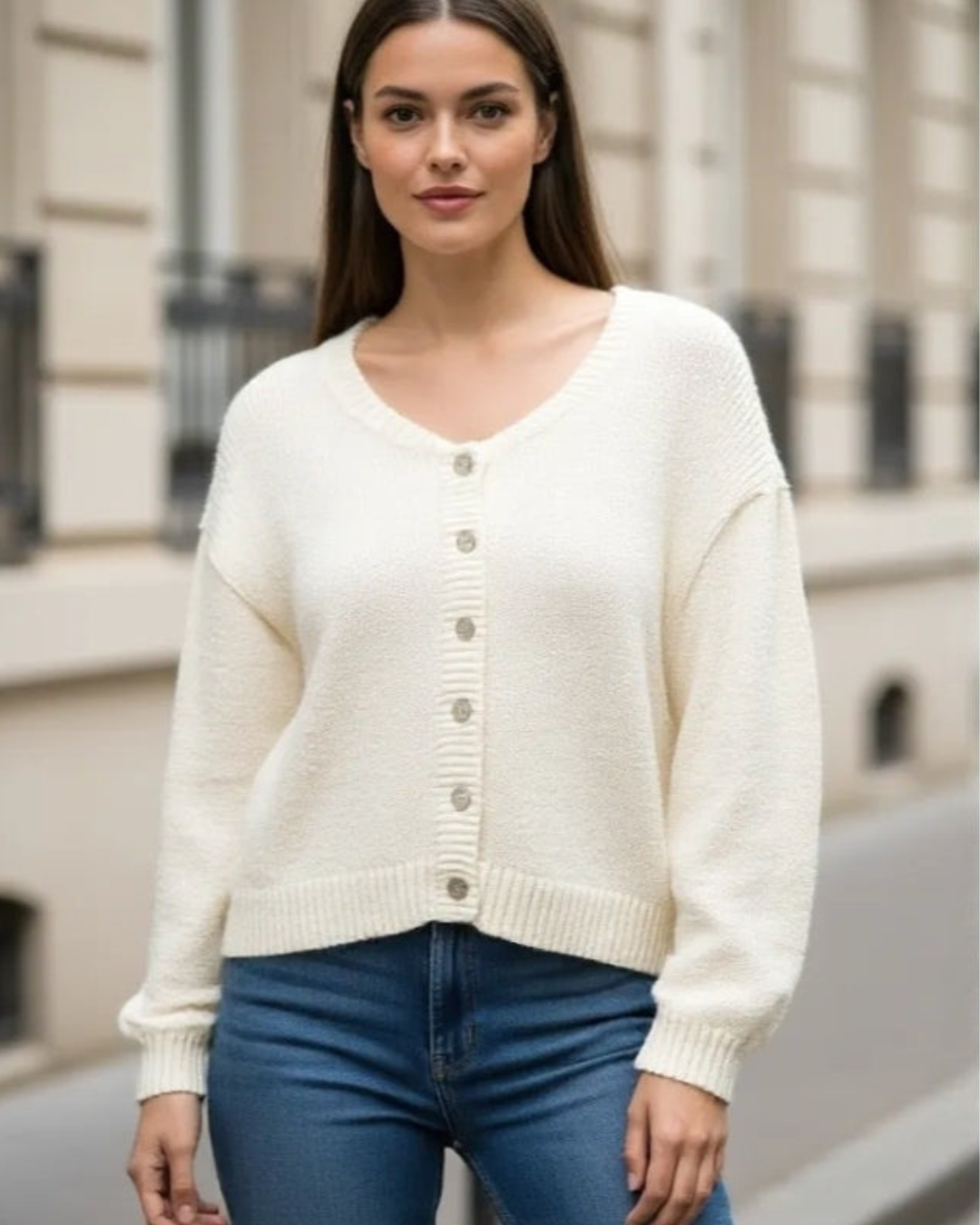 Vest Milano | Ecru