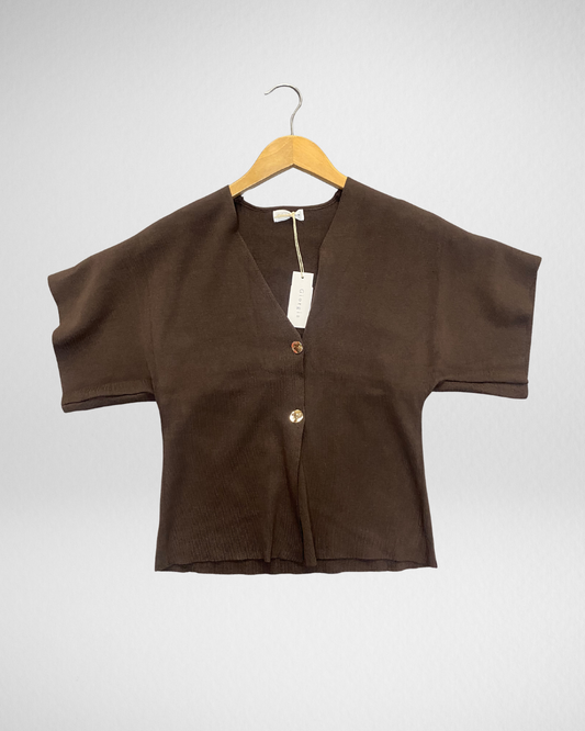 Gilet / Vest | Bruin