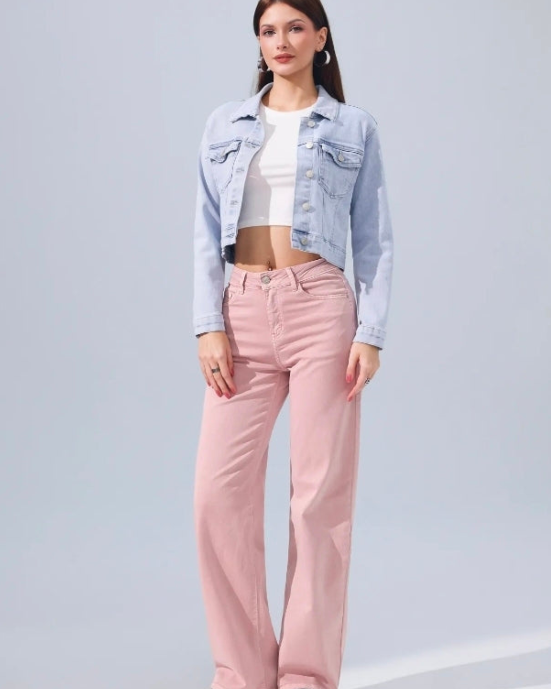 Hello miss Wide-Leg | Poeder Rose