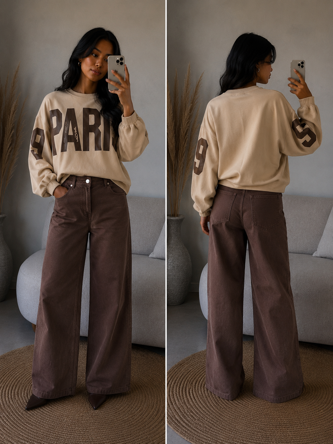 Sweater Paris I Bruin
