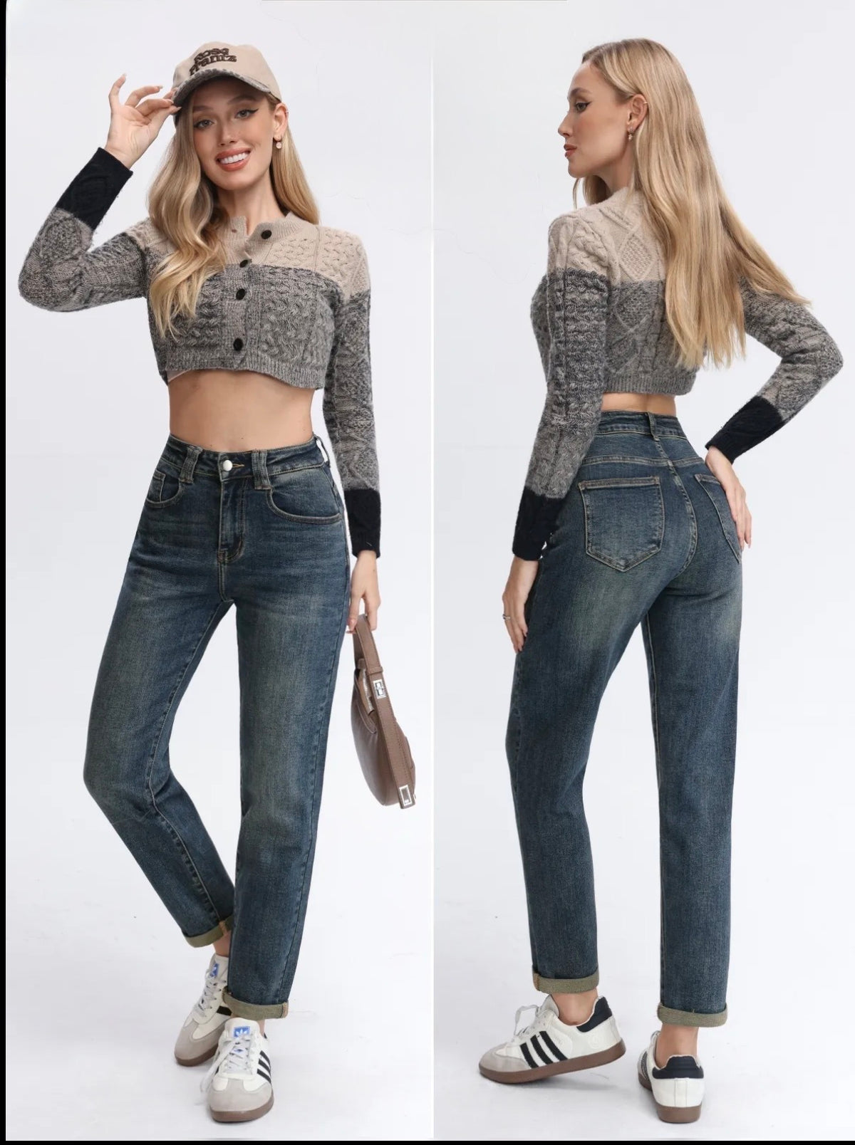 Mom-Fit HM | Donker Blauw Dirty