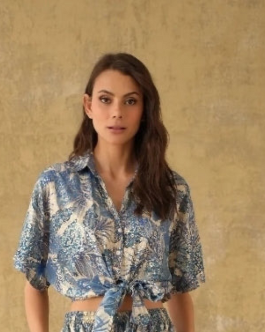 Festival Top | Blauw