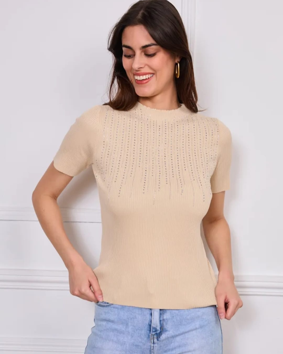 Truitje rainy diamonds I Beige
