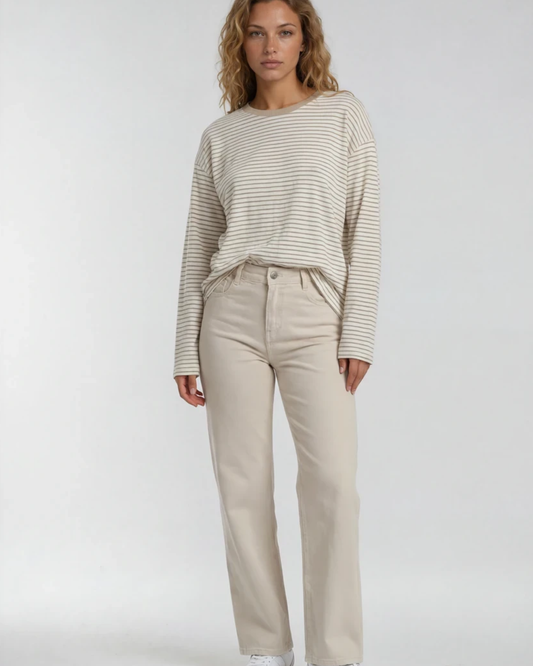 Longe Sleeve Kaylie I Beige