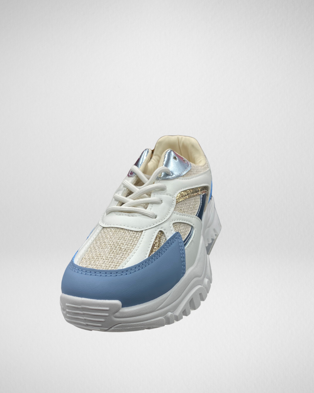 Sneakers I Blauw/Beige