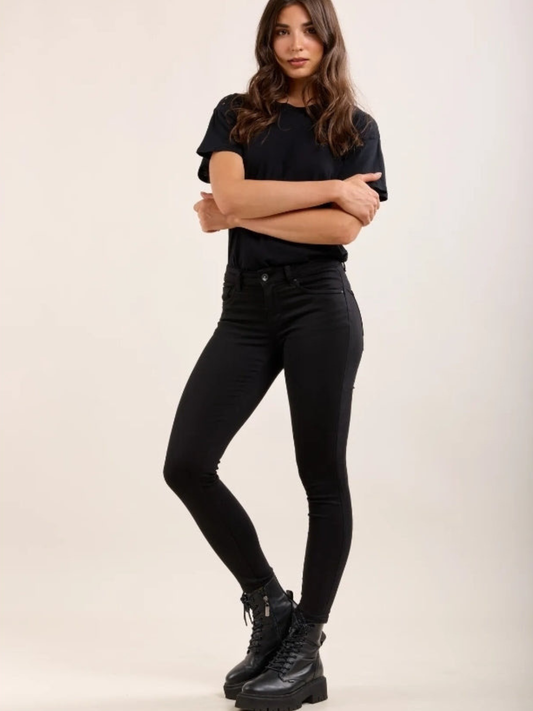 Toxik Jog Jeans Push-up fit | Zwart