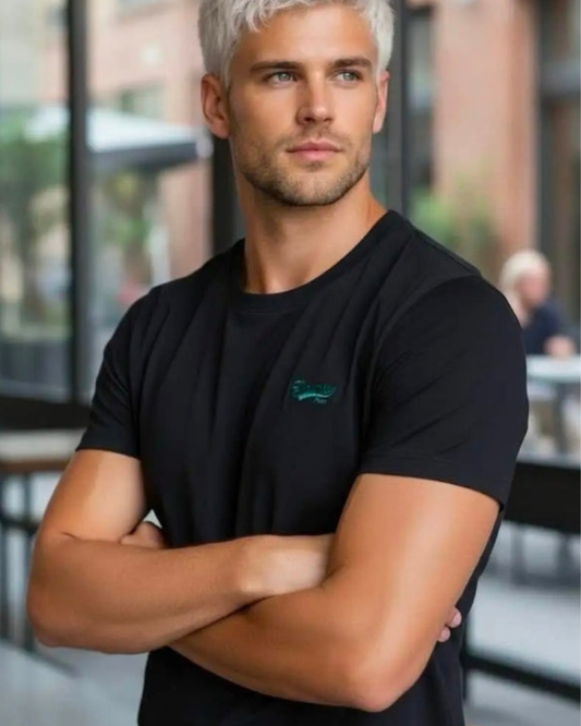 T-shirts Michael | Zwart