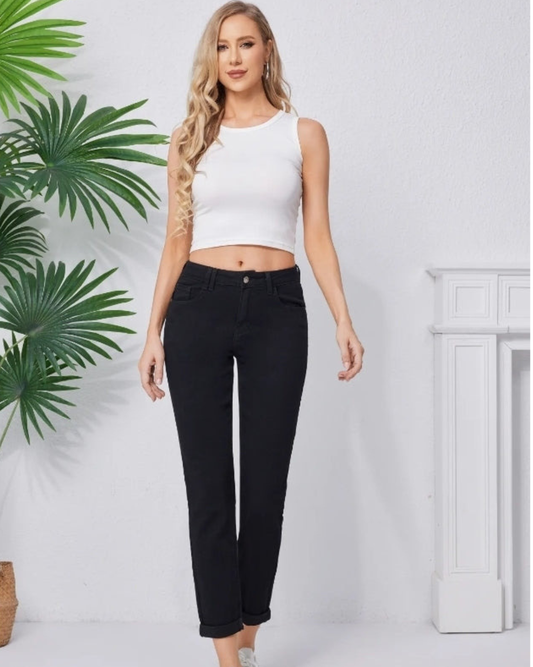 Hello miss Mom-Fit | Zwart