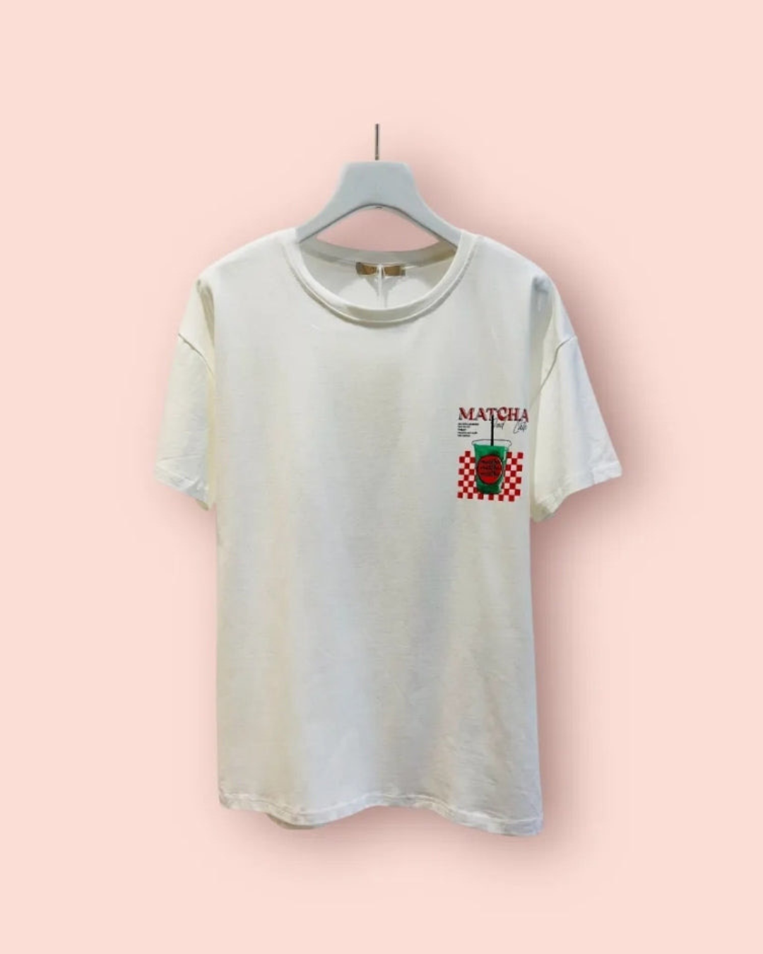T-shirt Matcha | Wit