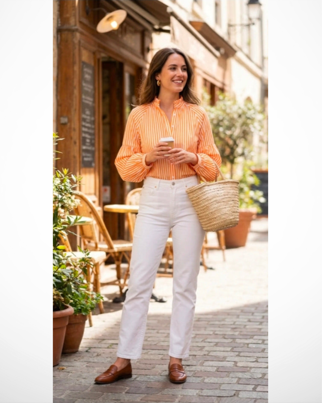 Blouse Kingsday | Streep Oranje