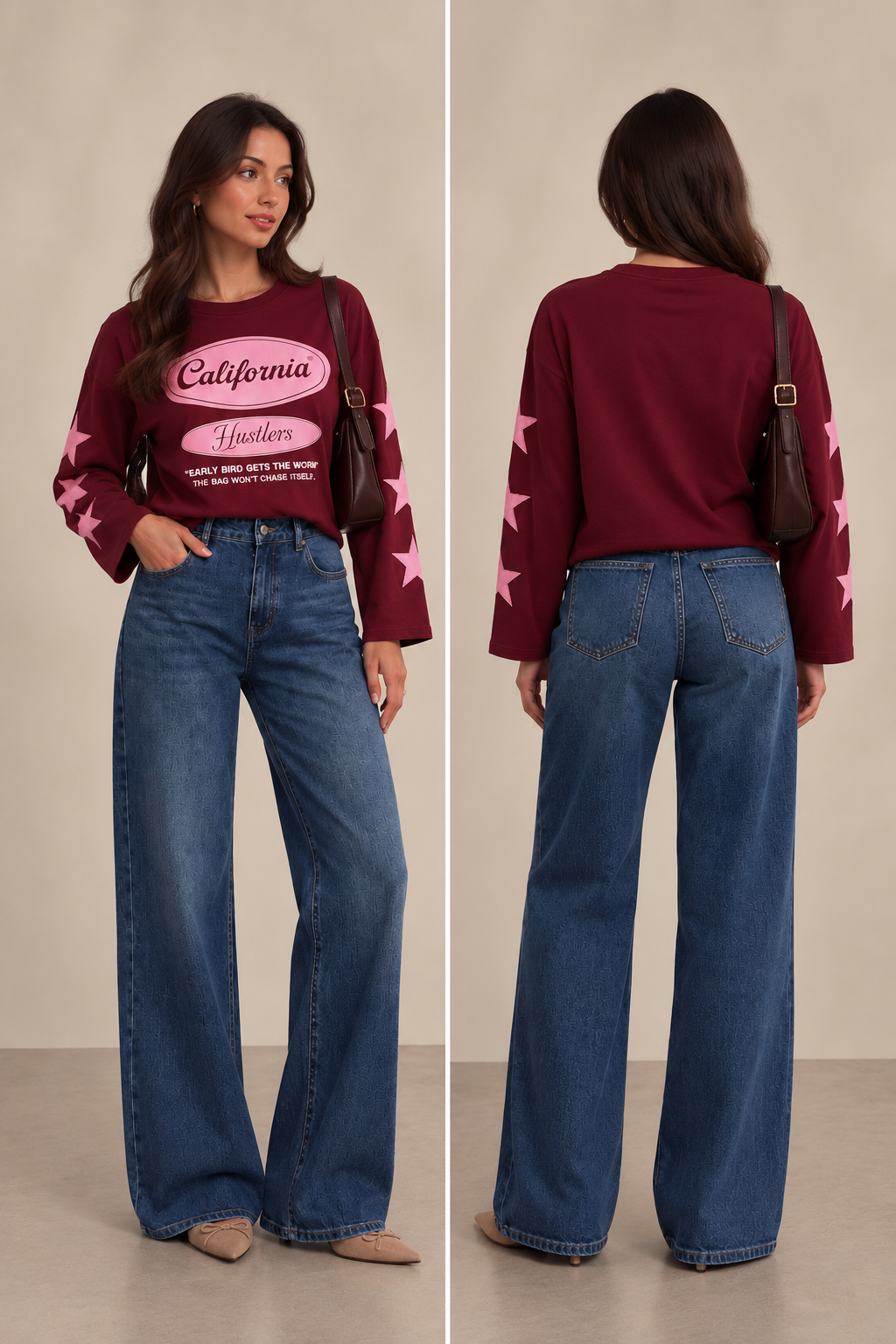 Sweater California I Bordeaux