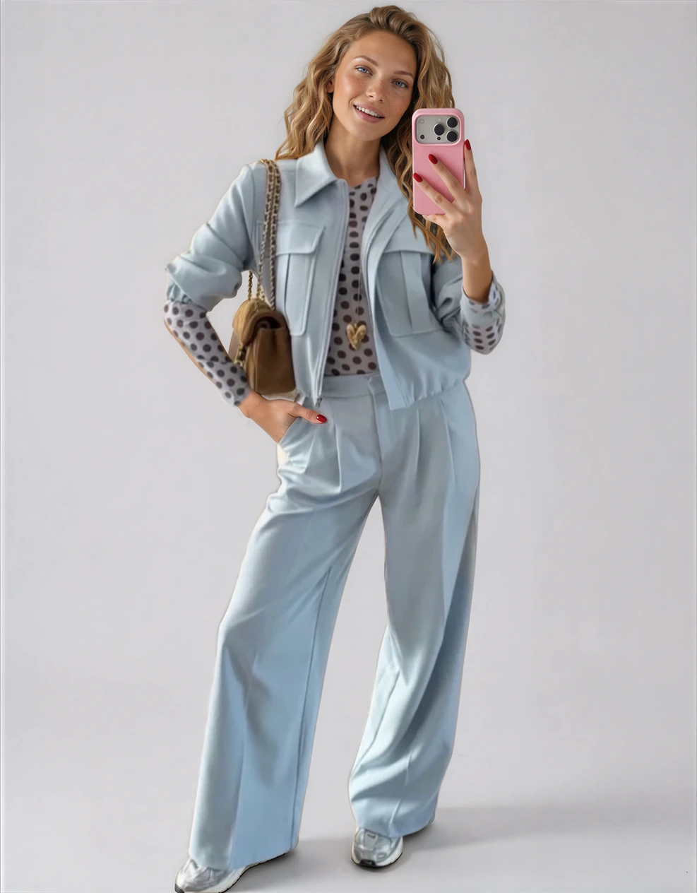 Pak Bomber I Licht Blauw