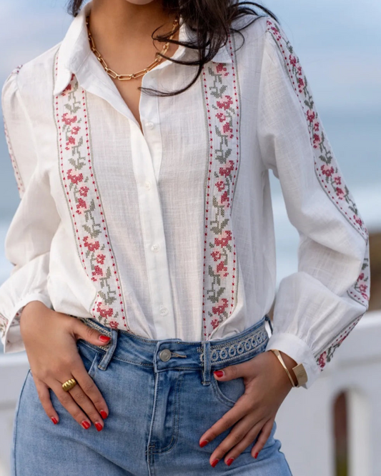 Blouse Onado | Wit