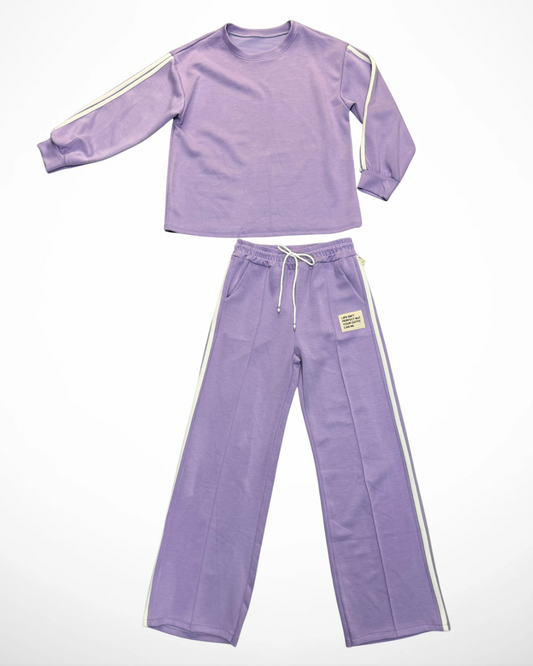 Setje Badge Streep  | Paars