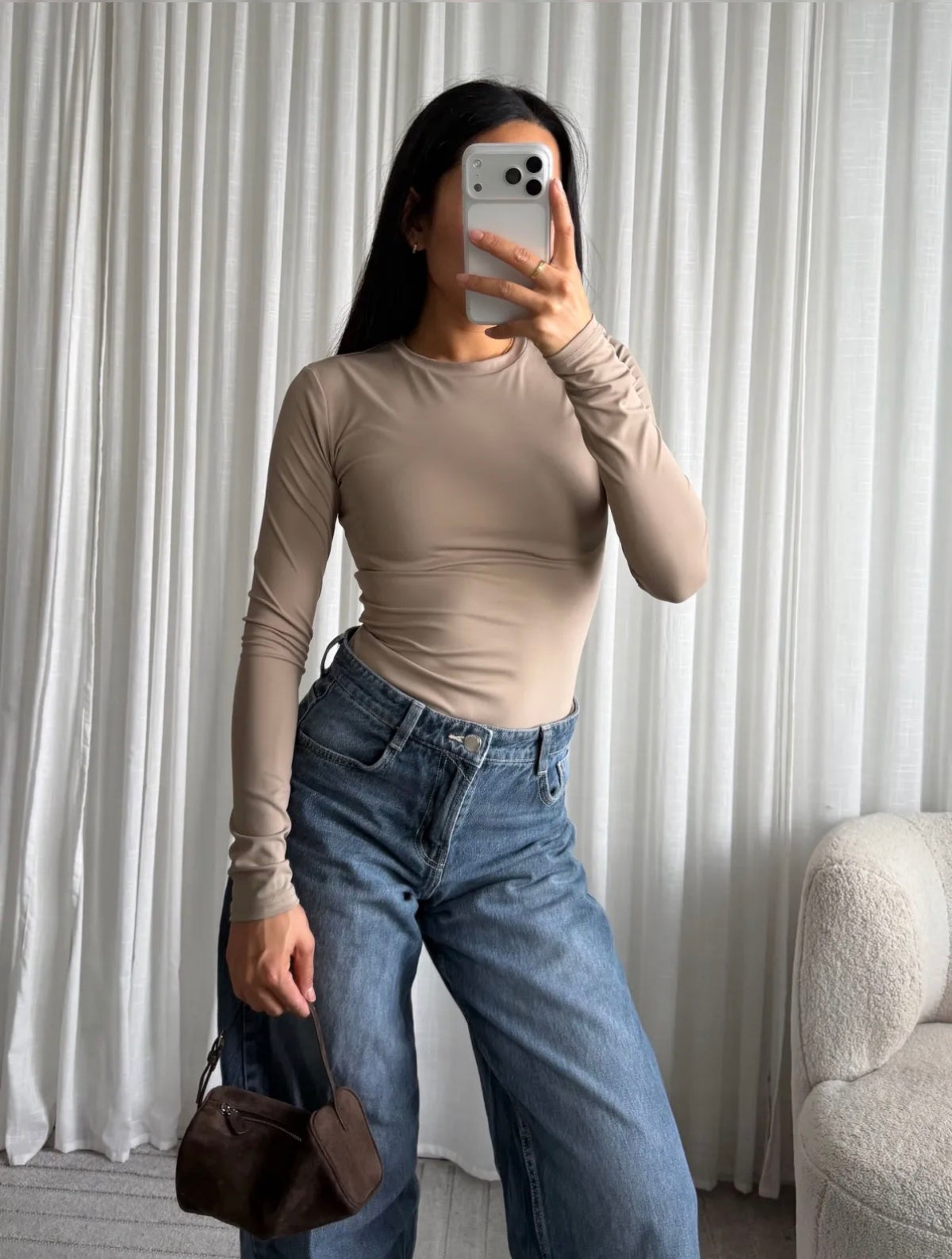 Top Basic I Taupe