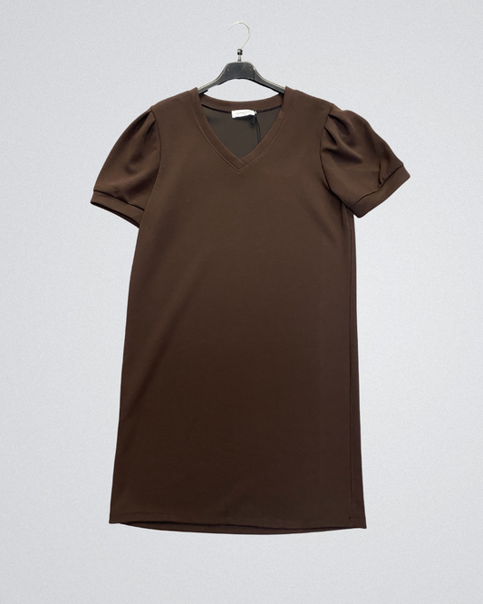 Jurk comfy | Bruin