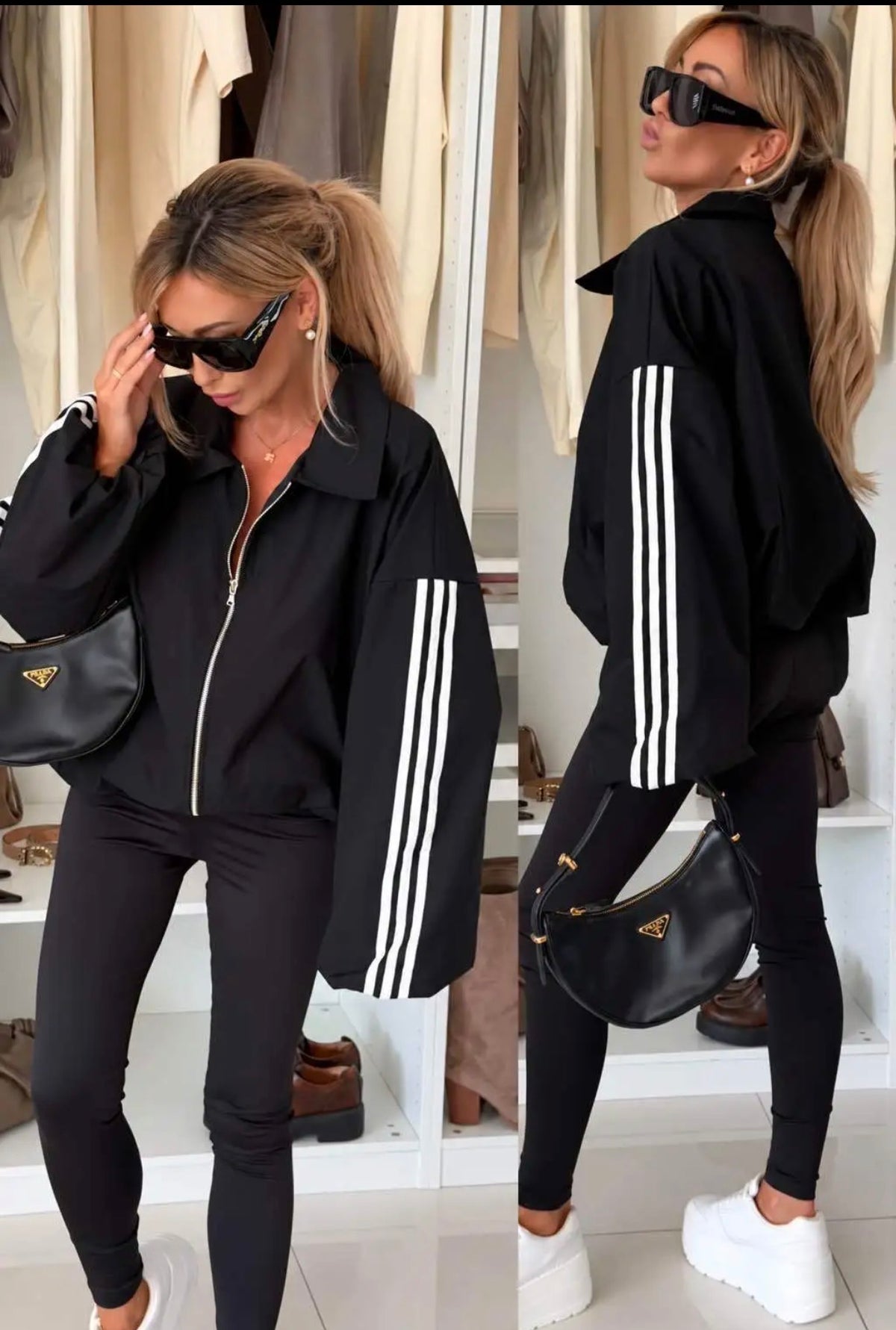 Bomber jasje Fall | Zwart