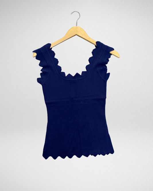 Hemdje Kartelrand | Navy