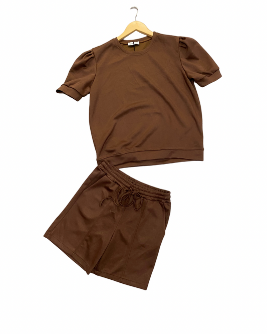 Comfy Setje Linda | Donker bruin