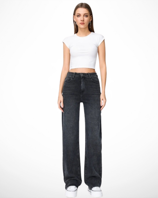 Hello miss Wide-Leg | Zwart