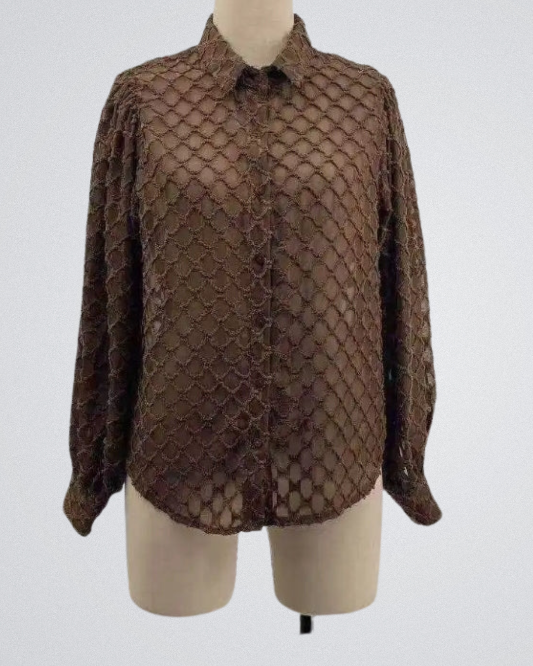 Blouse Londen | Bruin