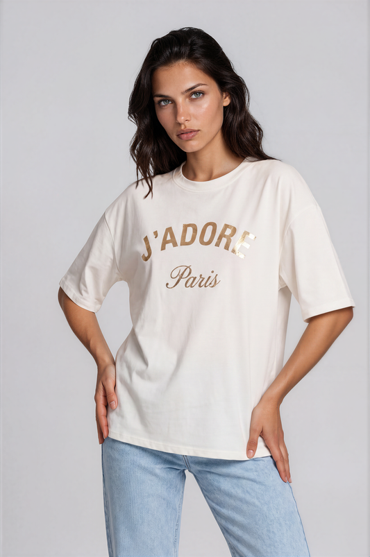 T-shirts J’ Adore | Wit