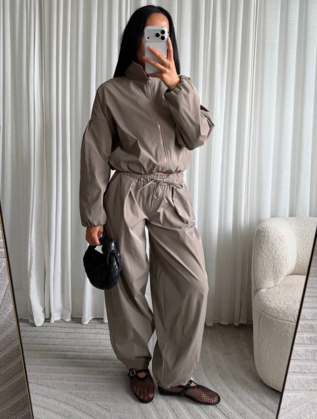 Livia bomber set I Taupe