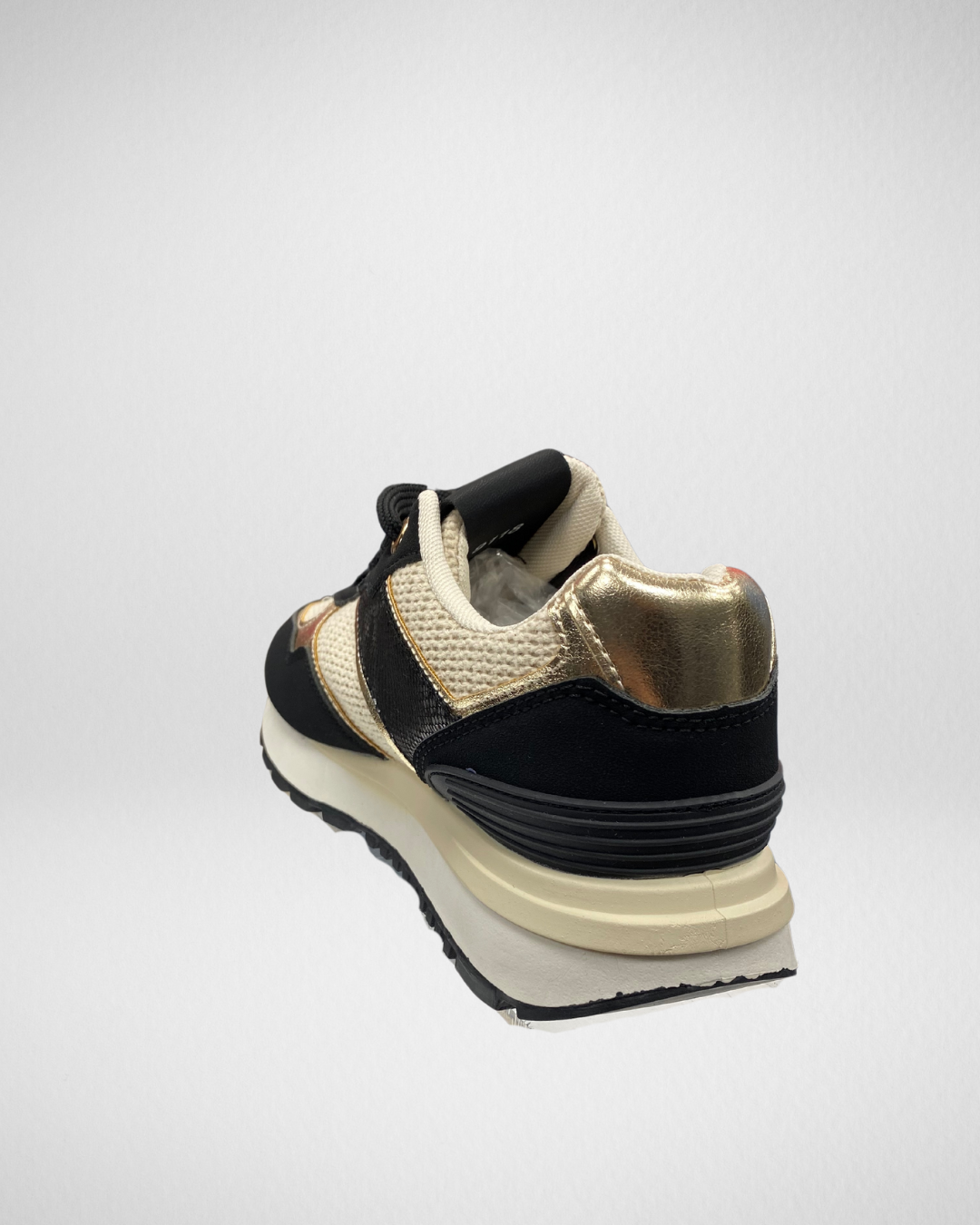 Sneaker I Zwart/Beige