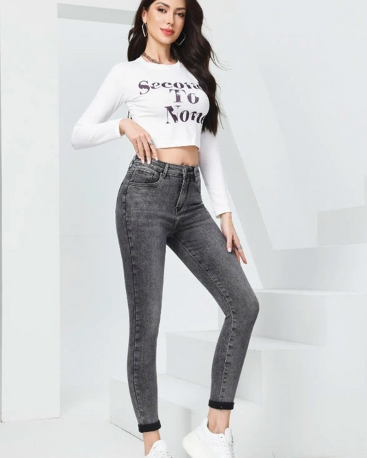Hello miss Slim fit | Grijs