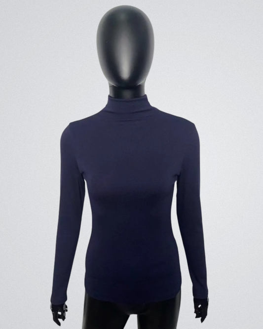 Trui Turtle nek | Navy