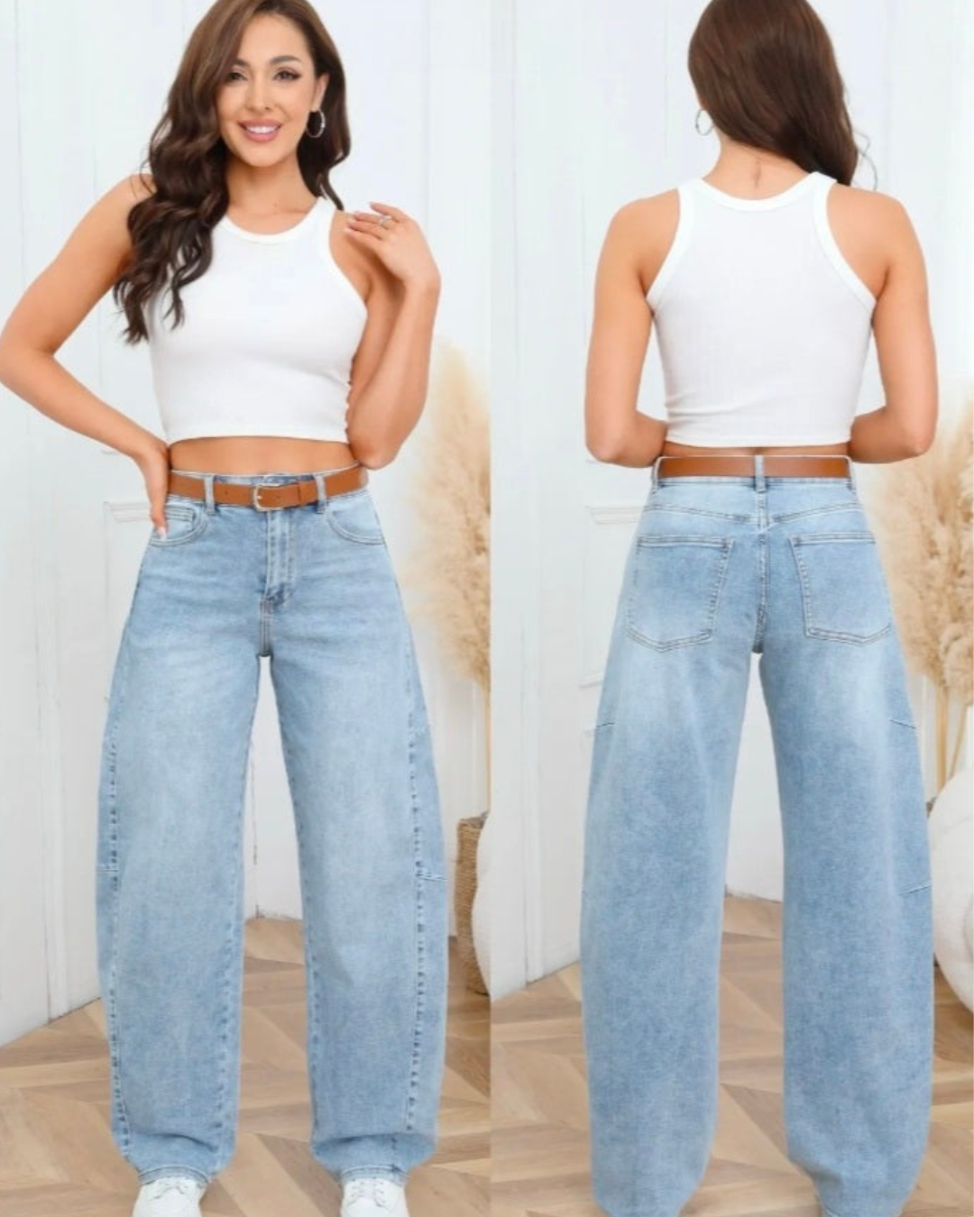 Barrel/Ballon jeans Manuela | Summer wash