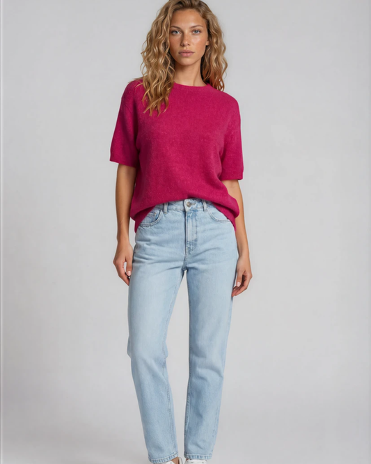Trui Alpaca | Fuchsia