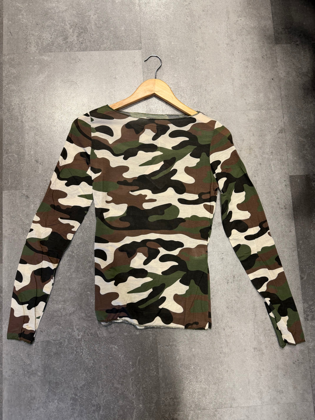 Top cashmere I Army donker