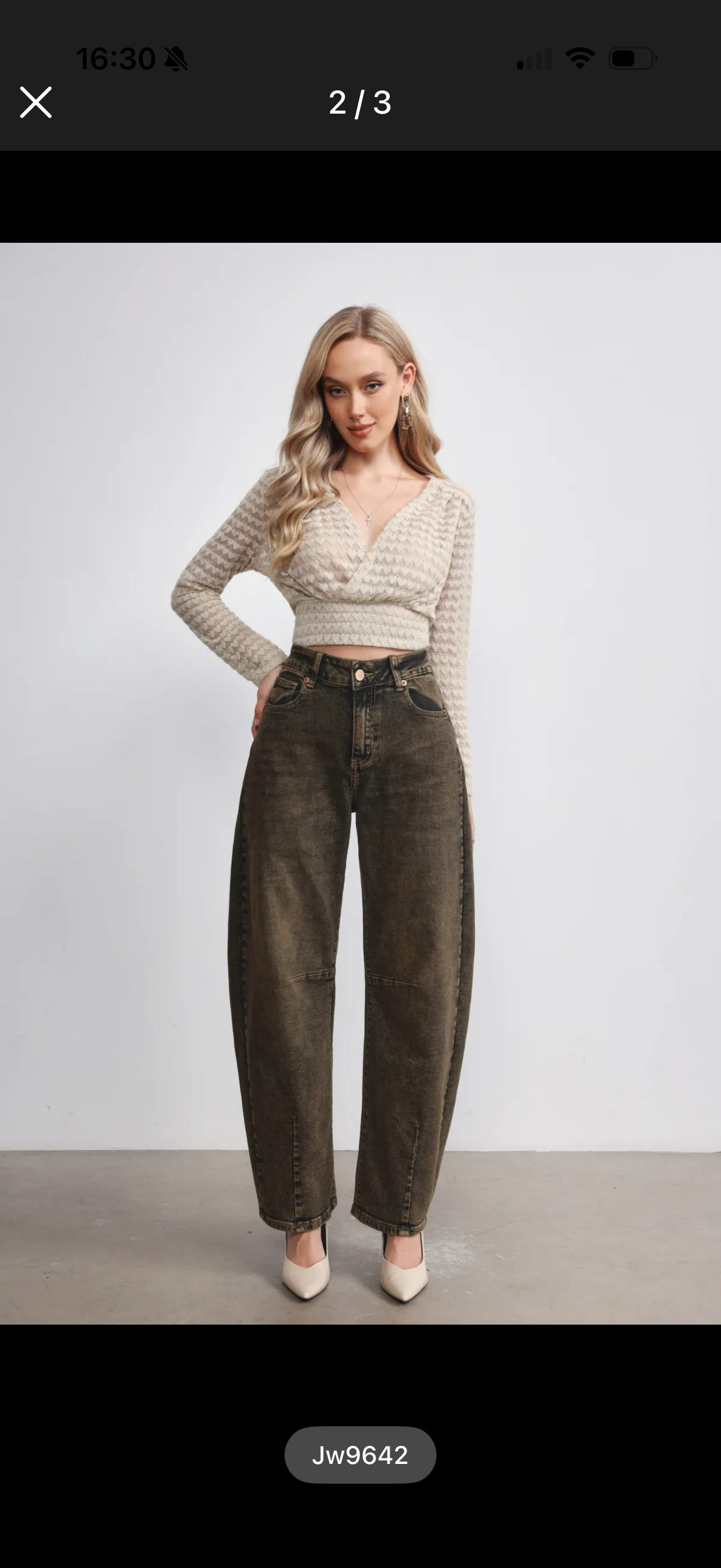 Barrel / Balloon jeans  I Dirty wash